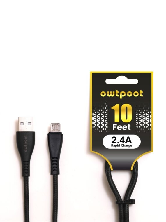 Wholesale USB Micro to Type A 10ft 2.4A Fast Charging Cable - Owtpoot